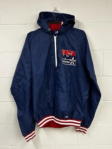 Chaqueta cortavientos vintage 1992 Olympics Dream Team campeón de baloncesto de Estados Unidos XL - Imagen 1 de 4