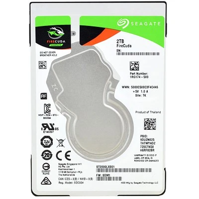 Festplatte Seagate 2TB ST2000LX001 128Mb Cache 5400Rpm Sata III 2,5'' FireCuda - Bild 1 von 4