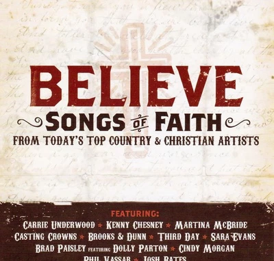 Various Artists Believe Songs of Faith from to (CD) (UK IMPORT) - Image 1 of 3