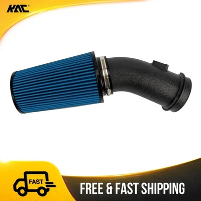 Cold Air Intake Kit + Blue Filter 4in For 2011-2016 Ford F-250 F-350 Super Duty - Image 1 of 4