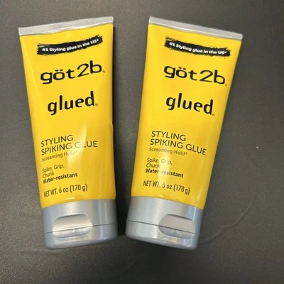 2 Got2b Pegamento Pegado Estilo Spiking Resistente al Agua 6 OZ 170g NUEVO Envío Gratuito Foto 1 de 2