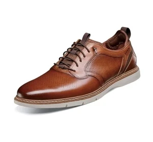 Stacy Adams Sync Plain Toe Elastic Lace Up Sneaker Leder Cognac 25662-221 - Bild 1 von 9