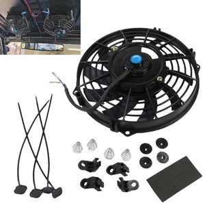 9" Universal Electric Car Radiator Cooling Fan 12V Engine Cooling Fan Radiator - Picture 1 of 11