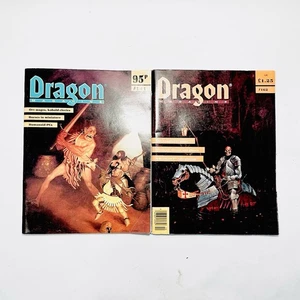 Dragon Magazines Vintage D&D Dungeons & Dragons Paperback Book Issues 141 & 162 - Picture 1 of 3