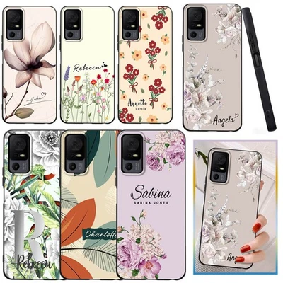 Funda TPU Personalizada con Patrón de Flores para TCL 60R 405 406 605 50 LE Foto 1 de 4