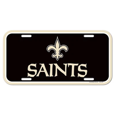 Wincraft NFL License Plate Sign - New Orleans Saints - Image 1 of 2