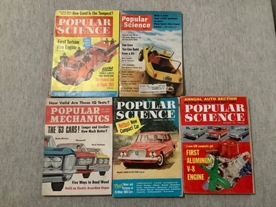 5 Mag Popular Science Magazine October 1960 | Vintage Science Tech Cars 5 Mags - Image 1 of 4