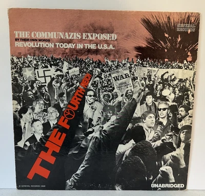 Communazis Exposed Fourth Reich LP 1969 UNABRIDGED Black Panthers Communist VTG - Image 1 of 4