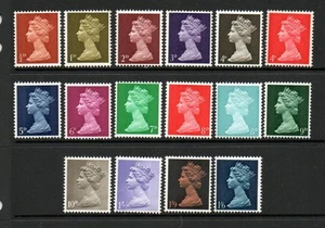 GB MNH 1967 SG723-744 JUEGO COMPLETO MÁQUINAS - Imagen 1 de 1
