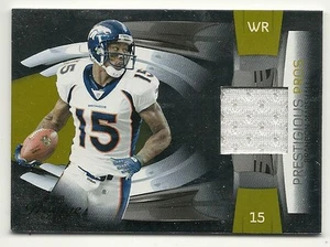 09 Prestige-Prestigious Pros Materials-Gold-Brandon Marshall-23/50 - Picture 1 of 1