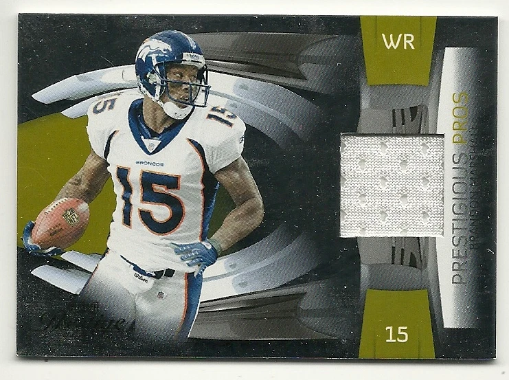 09 Prestige-Prestigious Pros Materials-Gold-Brandon Marshall-23/50 - Image 1 of 1