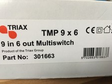 Triax TMP 9x6 Profi-Multischalter 301666 9 Eingänge und 6 Ausgänge