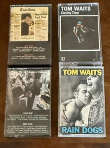 4 different TOM WAITS cassette TAPES - Picture 1 of 3
