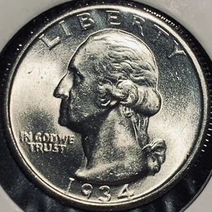 1934 WASHINGTON DDO EXTREM SELTEN ABSOLUTER SHOWSTOPPER! TOP GEMBU+++MEGA *$$$ - Bild 1 von 14