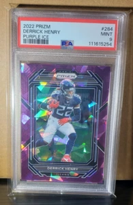 2022 Panini Prizm - Derrick Henry #284 Purple Ice Prizm /225 - Picture 1 of 2