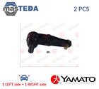 J13006YMT SUSPENSION BALL JOINT PAIR FRONT LOWER YAMATO 2PCS NEW OE REPLACEMENT