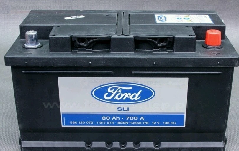 BATTERIA ORIGINALE FORD 80AH SILVER CALCIUM -GARANZIA 3 ANNI-COD.1917574 1682038 - Immagine 1 di 1