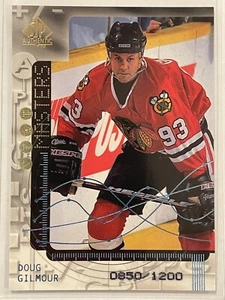1998-99 SP Authentic Hockey Doug Gilmour Stat Masters /1200 #S04 Hockey HOF - Picture 1 of 3