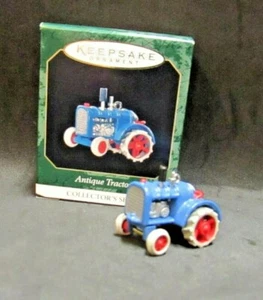 1999 Hallmark Keepsake Ornament Collector's Series Miniature ANTIQUE TRACTORS #3 - Picture 1 of 6