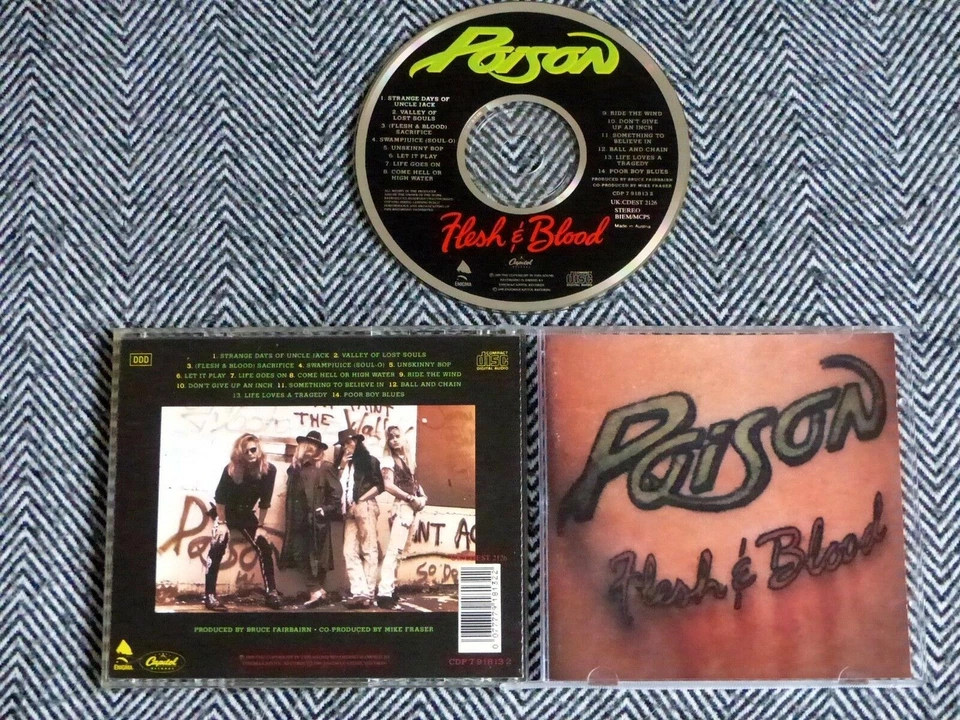 POISON - Flesh & blood - CD - Photo 1/4