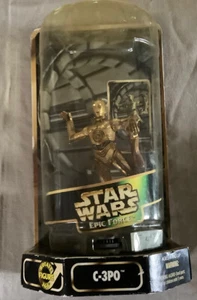 ACTION FIGURE HASBRO STAR WARS EPIC FORCE C-3PO SU BASE ROTANTE A 360 GRADI NUOVA - Foto 1 di 3