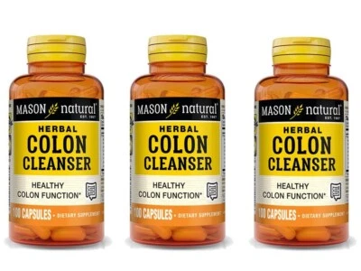 PACK 3X 100 = 300 cápsulas LIMPIEZA HERBAL COLON DESINTOXICACIÓN NATURAL ALOE VERA ALFALFA Foto 1 de 4