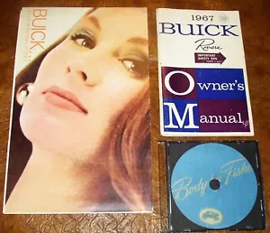 1967 67 Buick Sales Brochure Body CD Owners Manuals Riviera - Foto 1 di 7