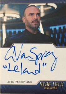 Alan van Sprang Inscription Autograph from Star Trek Discovery Season Two