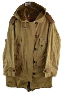 Massimo Dutti Womans Cotton Hooded Anorak Jacket Size S Cotton Blend - Picture 1 of 11