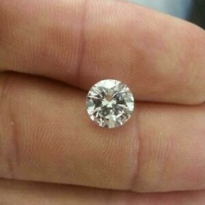 1-2 ct. loose Fancy Lab Created White Diamond for Ring Clarity Certified.