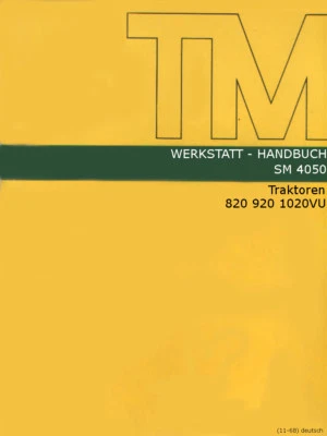 Werkstatthandbuch für John Deere Traktor 820 920 1020VU auf CD-Rom Reparaturbuch - Bild 1 von 4
