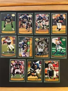 1999 Topps Sammlung San Diego Chargers Team Set 11 Karten - Bild 1 von 1