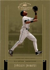 2005 Donruss Classics #74 B.J. Upton Timeless Tributes Gold Free S&H! Rare!!!