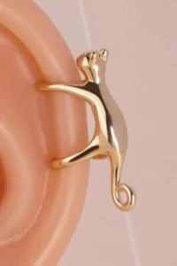 Cat climbing ear cuffs - Picture 1 of 3