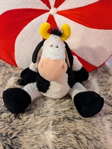 Nici Germany große 23 Zoll schwarz-weiße Kuh 🐄 weiches Plüsch-Beanie-Spielzeug super SELTEN - Bild 1 von 12