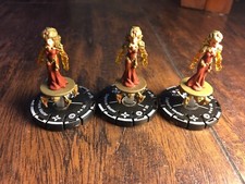 3 Delphana Master #61, 62, 63 Sorcery Mage Knight Lot D&D, Pathfinder, RPG, Clix