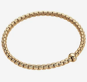 FOPE Flex'it bracelet with a white diamond - Picture 1 of 2