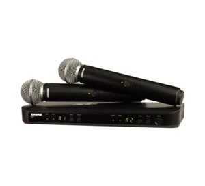 Shure BLX288/SM58 Wireless Handheld Microphones - Picture 1 of 2