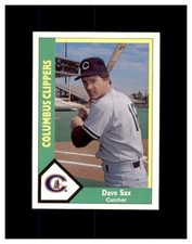 1990 CMC Dave Sax Columbus Clippers #19