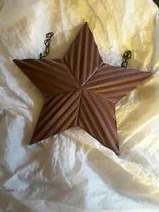 Redwood Star with chains to secure item - Picture 1 of 1