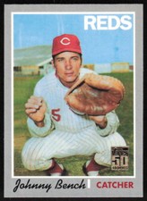 2001 Topps Through the Years Reprints #21 Johnny Bench