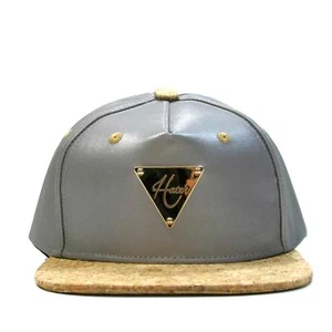 HATer Silver Wine Cork Snapback Hat w/ Floral Pattern - Picture 1 of 4