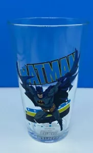 TM & DC COMICS BATMAN GLASS Marvel mug cup Bruce Wayne Justice League Gotham - Picture 1 of 4