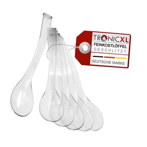 60 Pezzo San Feinkostlöffel Trasparente Aperte Lavastoviglie Cucchiaio Fine - Foto 1 di 4