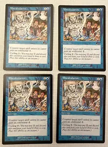 4x Miscalculation - Urza's Legacy - MTG - Magic the Gathering - LP - Picture 1 of 2