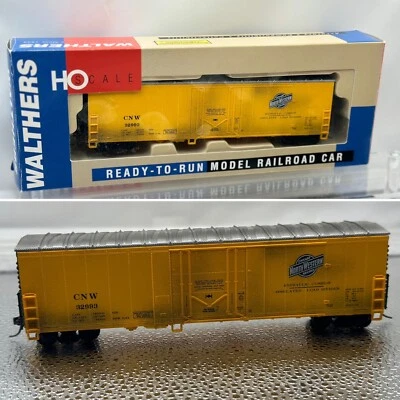Walthers 932-3451 50' Smoothside Box Car ~Chicago & North Western (CNW)WEATHERED - Image 1 of 4