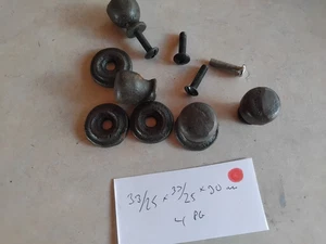 vintage metal cabinet knob handle- 33/25x33/25x20mm   lot of  4 - Bild 1 von 6