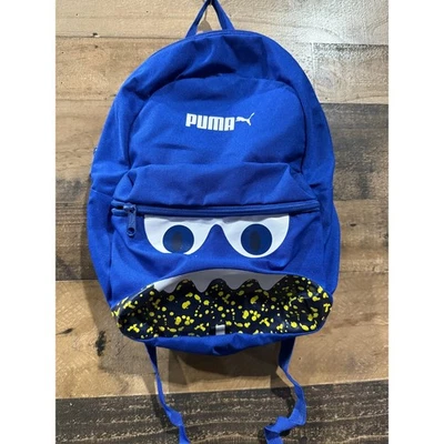Mochila para niños PUMA - azul/cara de monstruo Foto 1 de 4