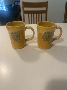 DENEEN POTTERY HAND THROWN 2022 “ THEN ORIGINAL PANCAKE HOUSE” PAIR Spokane Wa - Picture 1 of 13