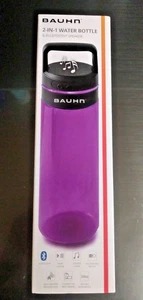 Bauhn 2-In-1 Purple Smart Water Bottle with Bluetooth Speaker - Picture 1 of 6